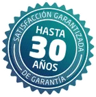 30 años de garantía